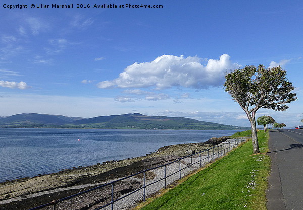 Rothesay Isle of Bute.  Picture Board by Lilian Marshall