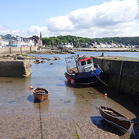Buy canvas prints of Millport Harbour. by Lilian Marshall