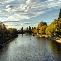 Buy canvas prints of River Ouse York. by Lilian Marshall