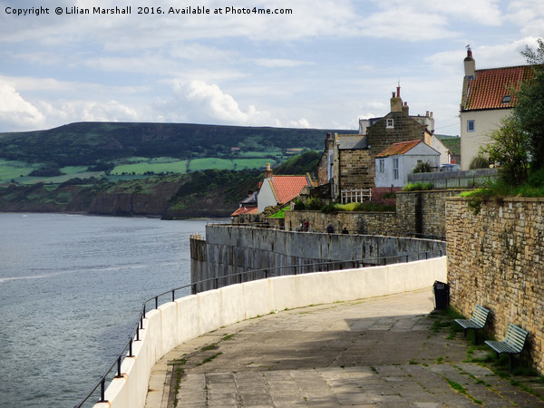 Robin Hoods Bay.  Picture Board by Lilian Marshall