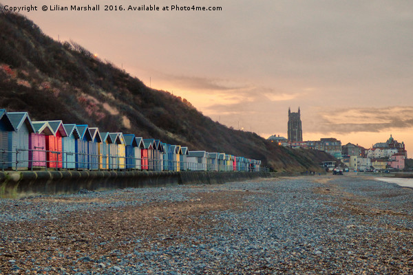 Beach huts at Cromer. Picture Board by Lilian Marshall