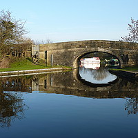 Buy canvas prints of Lancaster Canal at Garstang.  by Lilian Marshall