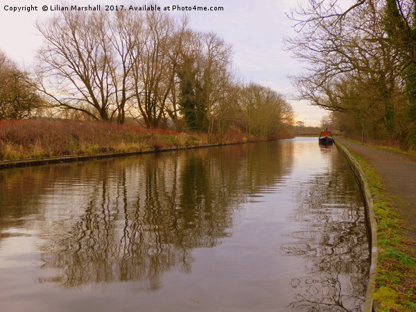 Lancaster Canal, Garstang.  Picture Board by Lilian Marshall
