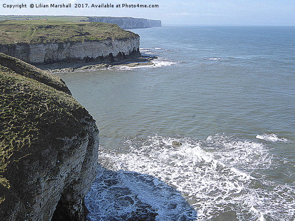 North Yorkshire Coastline.  Picture Board by Lilian Marshall