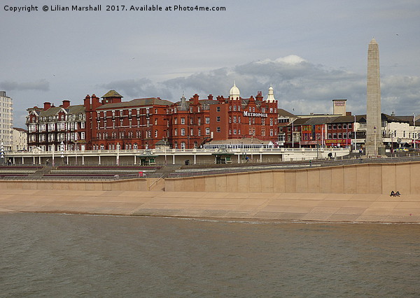 Metropole Hotel Blackpool Picture Board by Lilian Marshall