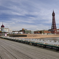 Buy canvas prints of The Tower .Blackpool   by Lilian Marshall