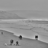 Buy canvas prints of Overcast Whitby.  by Lilian Marshall