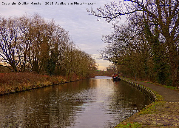 Lancaster Canal, Garstang.  Picture Board by Lilian Marshall