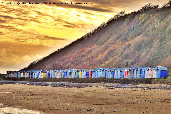 Beach huts at Cromer.  Picture Board by Lilian Marshall