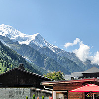 Buy canvas prints of French Alps . Chamonix. by Lilian Marshall