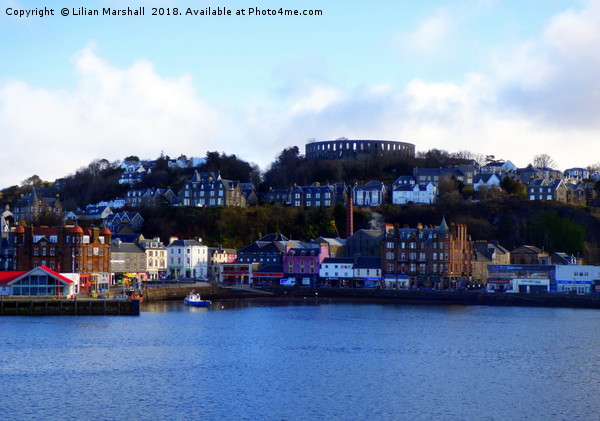 Oban Harbour. Picture Board by Lilian Marshall