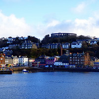 Buy canvas prints of Oban Harbour. by Lilian Marshall