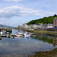 Buy canvas prints of Rothesay Promenade, Isle of Bute. by Lilian Marshall