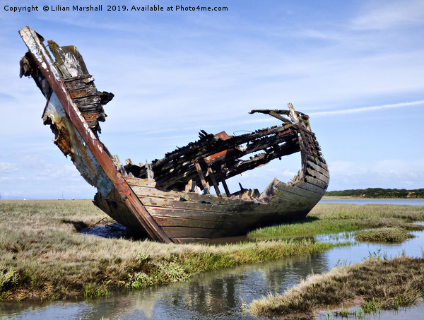 Fleetwood decommissioned Trawler.  Picture Board by Lilian Marshall