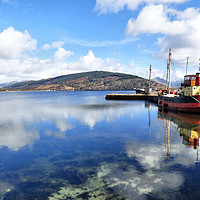 Buy canvas prints of Inverary Harbour. by Lilian Marshall
