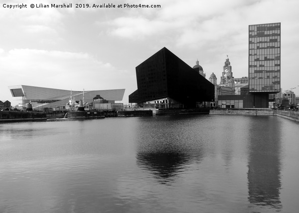  Liverpool Waterfront.  Picture Board by Lilian Marshall