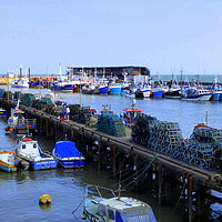 Buy canvas prints of Bridlington Harbour.  by Lilian Marshall