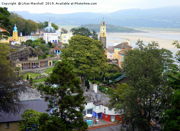 Portmeirion  Picture Board by Lilian Marshall