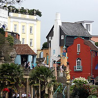 Buy canvas prints of Portmeirion  by Lilian Marshall