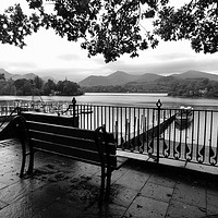 Buy canvas prints of Stormy Derwentwater.  by Lilian Marshall