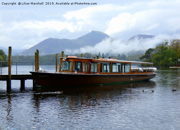 Lake Derwentwater Ferry.  Picture Board by Lilian Marshall