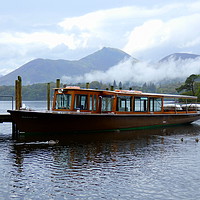 Buy canvas prints of Lake Derwentwater Ferry.  by Lilian Marshall