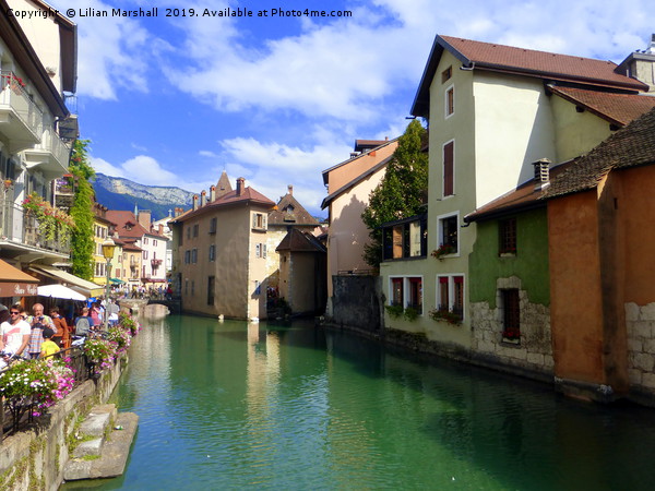 Annecy . France.  Picture Board by Lilian Marshall