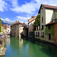 Buy canvas prints of Annecy . France.  by Lilian Marshall