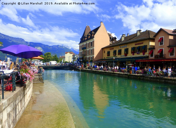Annecy France.  Picture Board by Lilian Marshall