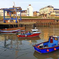 Buy canvas prints of Bridlington Harbour. by Lilian Marshall