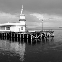 Buy canvas prints of Dunoon Pier Scotland.  by Lilian Marshall