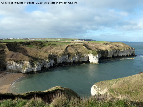  North Landing Flamborough Picture Board by Lilian Marshall