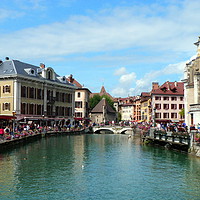 Buy canvas prints of Annecy France.  by Lilian Marshall