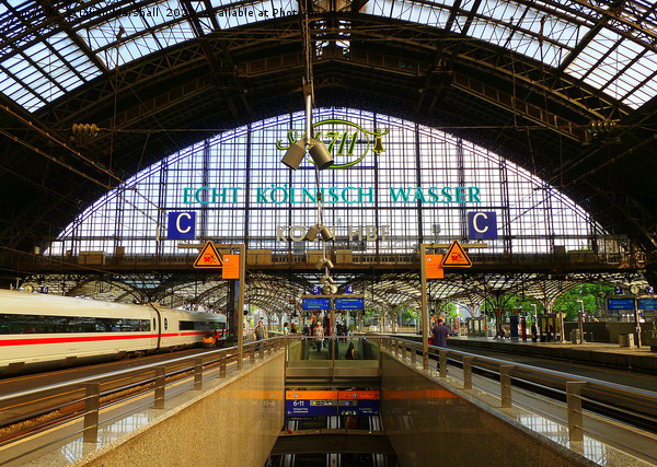 Cologne Station Germany.  Picture Board by Lilian Marshall