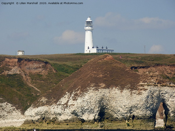 Flamborough Head Lighthouse.  Picture Board by Lilian Marshall