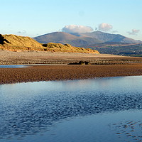 Buy canvas prints of Newborough Beach and Sand Dunes.  by Lilian Marshall