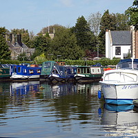 Buy canvas prints of Lancaster Canal at Garstang by Lilian Marshall