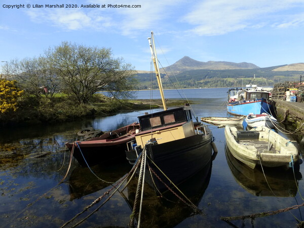 Goatfell on the Isle of Aran, Picture Board by Lilian Marshall