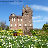 Buy canvas prints of Spring at Brodick Castle, by Lilian Marshall