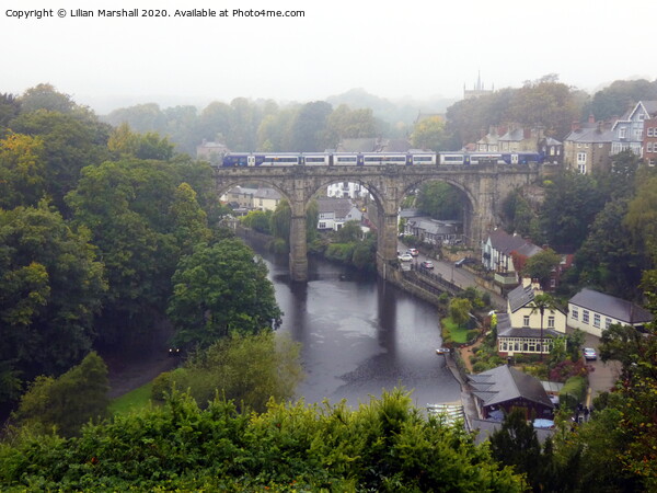 A foggy day in Knaresborough.  Picture Board by Lilian Marshall