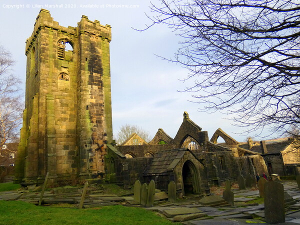 The Thomas a' Becket church at Heptonstall . Picture Board by Lilian Marshall