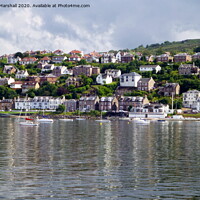 Buy canvas prints of The town of Gourock . Scotland.  by Lilian Marshall