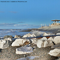 Buy canvas prints of Cleveleys Beach Lancashire. by Lilian Marshall