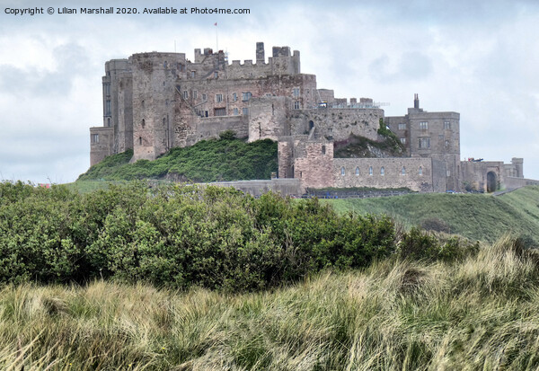 bamburgh Castle. Northumberland.  Picture Board by Lilian Marshall