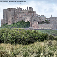 Buy canvas prints of bamburgh Castle. Northumberland.  by Lilian Marshall