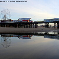Buy canvas prints of Central Pier Blackpool. by Lilian Marshall