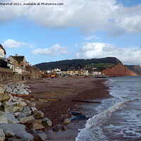 Buy canvas prints of Salcombe Hill Sidmouth  by Lilian Marshall