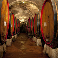 Buy canvas prints of Winecellar in Toscany by Jan Ekstrøm