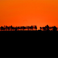 Buy canvas prints of Sunset in Betherlem by Hush Naidoo