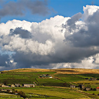 Buy canvas prints of Big Sky Over Pecket Well by Sandra Pledger